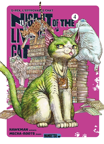 Nyaight of the living cat T.04 | Hawkman (Auteur) | Mecha-roots (Illustrateur)