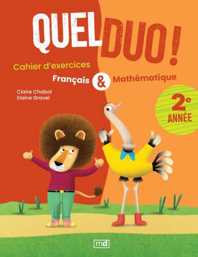 Quel duo! 2e année | Chabot, Claire (Auteur) | Gravel, Élaine (Auteur)