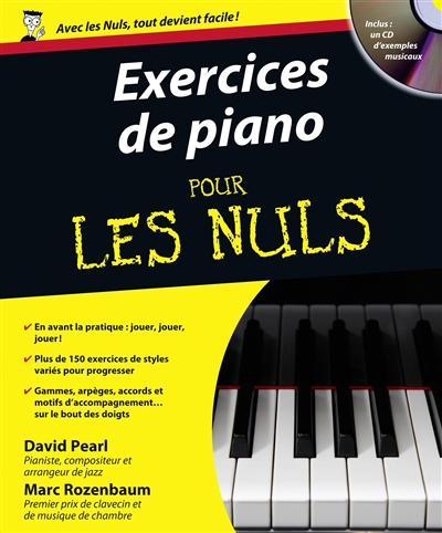 Exercices de piano pour les nuls | Pearl, David