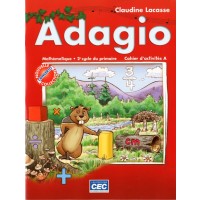 Adagio 3e année - Cahier d'activités A | Lacasse, Claudine