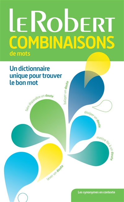 Dictionnaire des combinaisons de mots | 