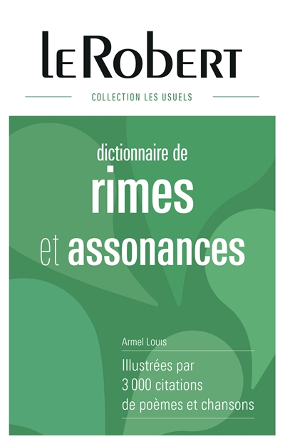 Dictionnaire de rimes & assonances | Louis, Armel