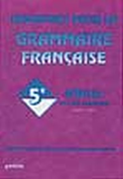 Passeport pour la grammaire française, 3e année du secondaire  | David, Michel