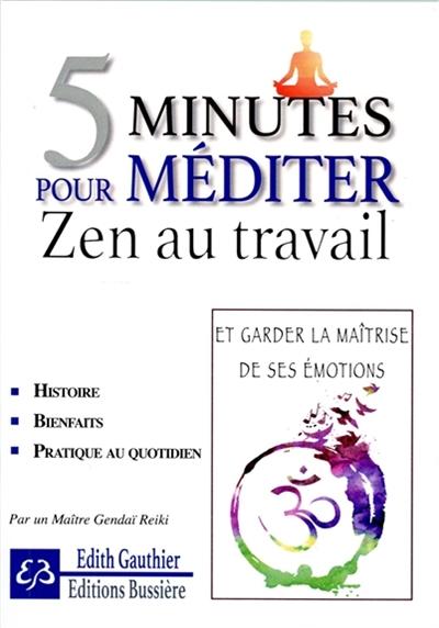 5 minutes pour méditer | Gauthier, Edith
