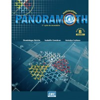 Panoramath - Manuel B, vol. 1 (Accès étudiants - web 1 an [PAS DE CAHIER]) - 2e secondaire | 