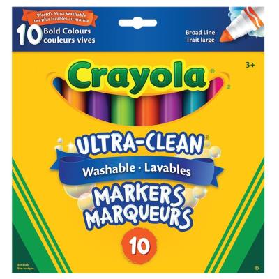 Marqueurs lavables Ultra-Clean | Crayons de couleur, feutres  et craies