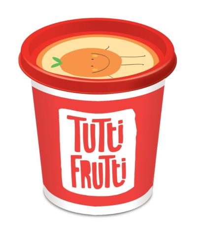 Pâte à modeler Tutti Frutti - Orange - 250g | Pâte à modeler