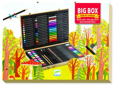 Grande boîte de couleurs  | Crayons, feutres et peinture