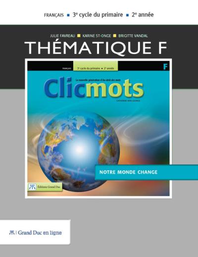 Clicmot 6F - Notre Monde Change | 